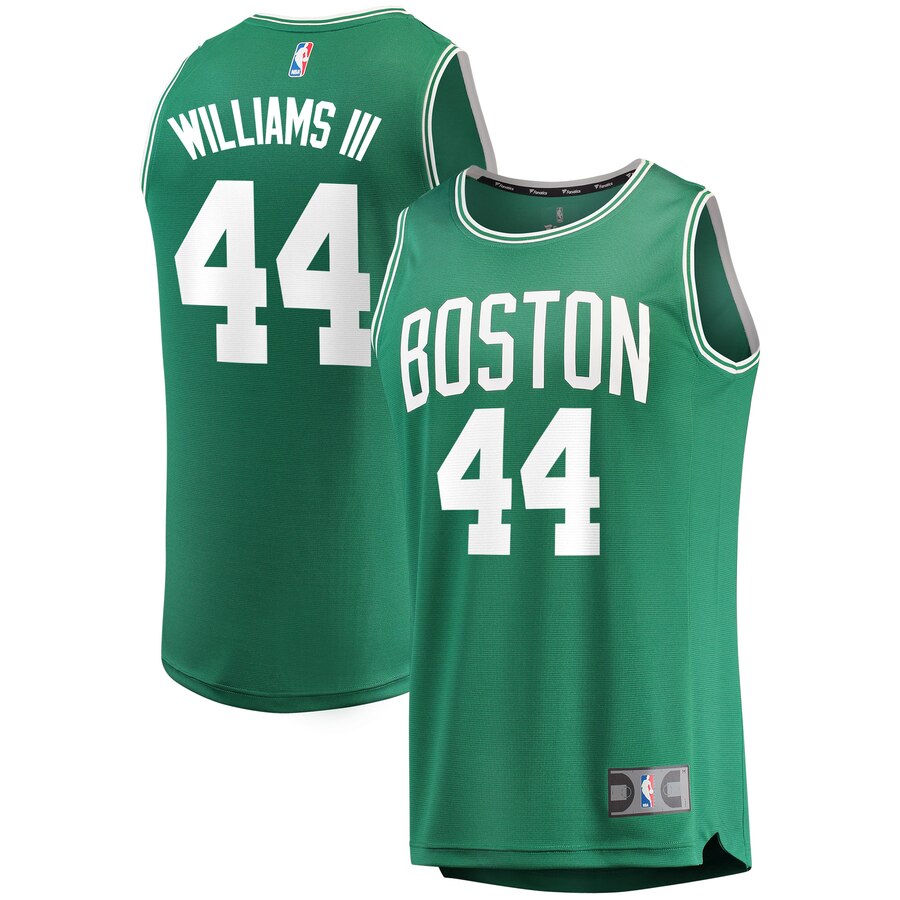Men's Boston Celtics Robert Williams III #44 2020 NBA Draft First Round Pick Fanatics Branded Replica Fast Break Icon Edition Kelly Green Jersey 2401XKGK